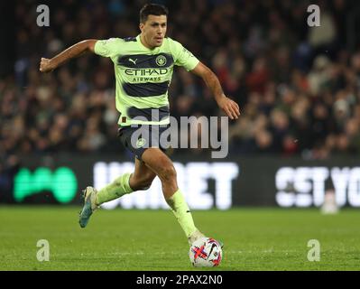 Londra, Regno Unito. 11th Mar, 2023. Rodri di Manchester City durante la partita della Premier League al Selhurst Park, Londra. Il credito dell'immagine dovrebbe essere: Paul Terry/Sportimage Credit: Sportimage/Alamy Live News Foto Stock