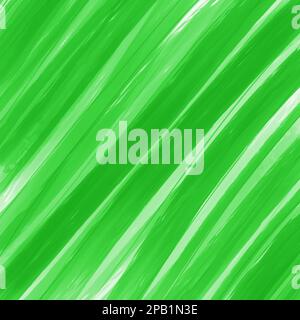 Sfondo astratto verde. Ripetizione senza giunture con strisce. Illustrazione vettoriale. Foto Stock