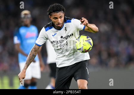 Napoli, Italia. 11th Mar, 2023. Ederson di Atalanta BC durante la Serie A match tra Napoli e Atalanta allo Stadio Diego Armando Maradona, Napoli, Italia il 11 marzo 2023. Credit: Giuseppe Maffia/Alamy Live News Foto Stock