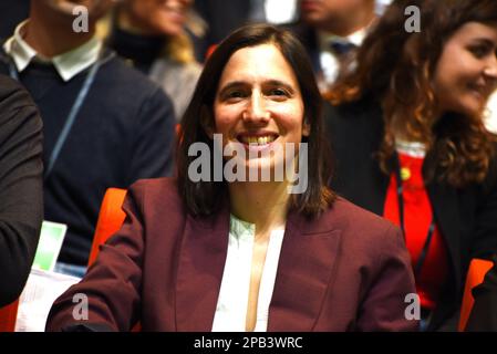 Roma, Italia. 12th Mar, 2023. Assemblea del Partito democratico Italiano 2023, dopo la vittoria delle elezioni primarie, Elly Schlein fu proclamato nuovo segretario del Partito democratico. (Foto di Pasquale Gargano/Pacific Press) Credit: Pacific Press Media Production Corp./Alamy Live News Foto Stock