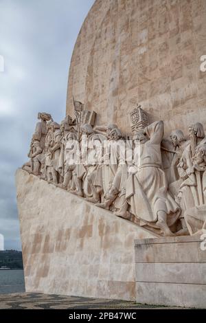 Monumento alle scoperte a Belém, Lisbona Foto Stock