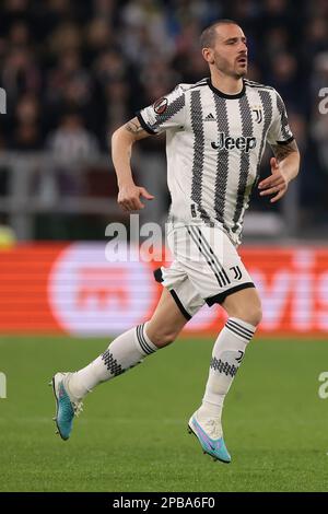 Torino, 9th marzo 2023. Leonardo Bonucci della Juventus durante la partita della UEFA Europa League allo stadio Allianz di Torino. L'immagine di credito dovrebbe essere: Jonathan Moskrop / Sportimage Foto Stock