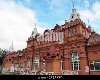 Centro di pellegrinaggio presso la Santa Trinità St. Sergius Lavra, Sergiyev Posad, Russia, patrimonio dell'umanità dell'UNESCO Foto Stock