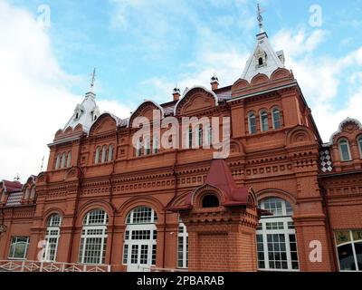 Centro di pellegrinaggio presso la Santa Trinità St. Sergius Lavra, Sergiyev Posad, Russia, patrimonio dell'umanità dell'UNESCO Foto Stock