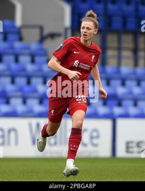 Birkenhead, Regno Unito. 12th Mar, 2023. Yana Daniëls di Liverpool durante la partita della fa Women's Super League al Prenton Park, Birkenhead. Il credito dell'immagine dovrebbe essere: Gary Oakley/Sportimage Credit: Sportimage/Alamy Live News Foto Stock