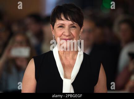 Malaga, Spagna. 12th Mar, 2023. L'attrice spagnola Blanca Portillo posa sul tappeto rosso durante il festival del cinema di Malaga 2023. L'edizione 26th del Malaga Film Festival presenta le migliori proiezioni cinematografiche spagnole in concorso dal 10th al 19th marzo. Il Malaga Spanish Film Festival si è affermato come uno dei maggiori eventi del cinema spagnolo e promotore della cultura cinematografica in Spagna e in America Latina. (Foto di Jesus Merida/SOPA Images/Sipa USA) Credit: Sipa USA/Alamy Live News Foto Stock