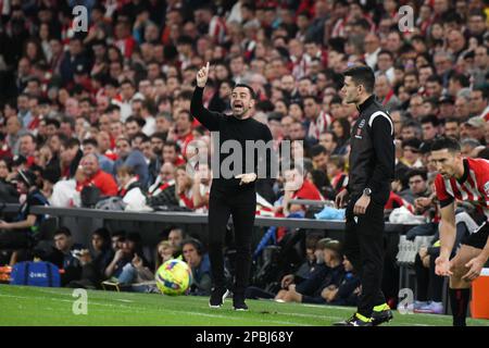 Madrid, Bilbao, Spagna, Spagna. 12th Mar, 2023. BILBAO, SPAGNA - 12 MARZO: La partita della Liga tra il FC Barcelona e l'Athletic Club allo stadio San Mamés Barria il 12 marzo 2023 a Madrid, Spagna. (Credit Image: © Sara ARIB/PX Imagens via ZUMA Press Wire) SOLO PER USO EDITORIALE! Non per USO commerciale! Foto Stock