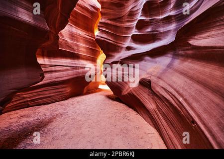 Tomaia Antelope Canyon, Arizona, Stati Uniti d'America Foto Stock