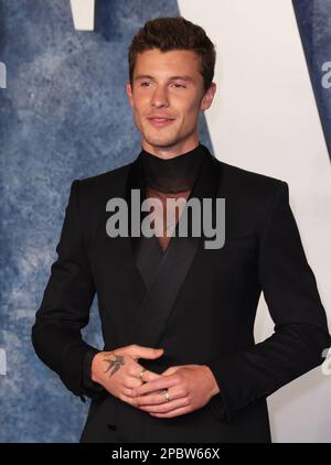 Beverly Hills, Stati Uniti. 12th Mar, 2023. Shawn Mendes partecipa al Vanity Fair Oscar Party del 2023 al Walis Annenberg Center for the Performing Arts il 12 marzo 2023 a Beverly Hills, California. Photo: Crash/imageSPACE Credit: Imagespace/Alamy Live News Foto Stock