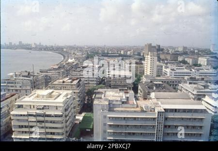 Vista panoramica sulla città di Mumbai, Maharashtra, India Foto Stock