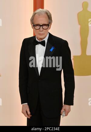 Bill Nighy partecipa ai 95th Academy Awards annuali al Dolby Theatre nella sezione Hollywood di Los Angeles domenica 12 marzo 2023. Foto di Jim Ruymen/UPI Foto Stock