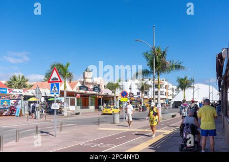 Centro di villeggiatura, Avenue Ntra. SRA. Del Carmen, Corralejo, Fuerteventura, Isole Canarie, Regno di Spagna Foto Stock