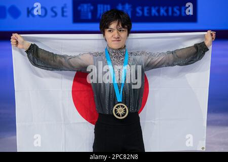 10 dicembre 2022, Torino, Italia: Shoma uno del Giappone (medaglia d'oro) durante il Gran Premio di Figura della ISU finale di Pattinaggio Torino a Palavela. (Credit Image: © Davide di Lalla/SOPA Images via ZUMA Press Wire) SOLO PER USO EDITORIALE! Non per USO commerciale! Foto Stock