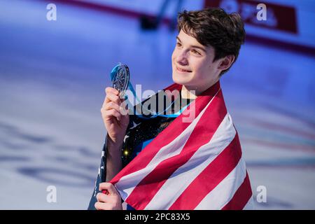 10 dicembre 2022, Torino, Italia: Lucas Broussard degli Stati Uniti (medaglia d'argento) durante il Gran Premio d'Italia della ISU di Fighter Skating Final Torino a Palavela. (Credit Image: © Davide di Lalla/SOPA Images via ZUMA Press Wire) SOLO PER USO EDITORIALE! Non per USO commerciale! Foto Stock