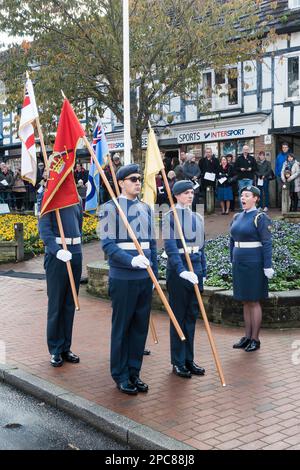 Memoriale di servizio sul ricordo domenica in East Grinstead Foto Stock