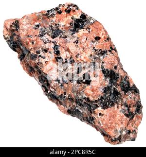 Granodiorite (Norvegia) roccia ignea intrusiva a trama faneritica simile al granito ma contenente più feldspato di plagioclasi che feldspato di ortoclasi Foto Stock