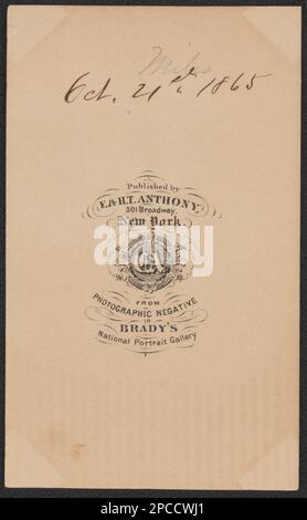 Brigadier General Nelson Appleton Miles of Co. E, 22nd Massachusetts Infanty Regiment, 61st New York Infanty Regiment e Stati Uniti Volontarii Regimento della Fanteria in uniforme / pubblicato da E. & H.T. Anthony, 501 Broadway, New York dal negativo fotografico nella National Portrait Gallery di Brady.. Liljenquist Famiglia Collezione di fotografie della Guerra civile , pp/liljpaper. Miles, Nelson Appleton, 1839-1925, Stati Uniti, Army, New York, 61st, People, Stati Uniti, Army, Massachusetts Infanty Regiment, 22nd (1861-1864), persone, Stati Uniti, Army, People, 1860-1870, Soldiers, Union, 18 Foto Stock