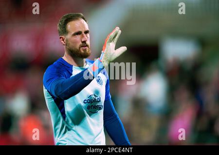 Girona, Spagna, 13 marzo 2023. Spagnolo la Liga: Girona FC / Atlético de Madrid. Credit: Joan G/Alamy Live News Foto Stock