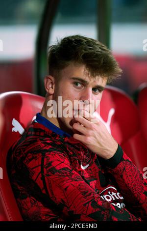 Girona, Spagna, 13 marzo 2023. Spagnolo la Liga: Girona FC / Atlético de Madrid. Credit: Joan G/Alamy Live News Foto Stock