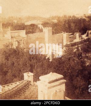 1870 , 20 SETTEMBRE , ROMA , ITALIA : LA FRECCIA DI PORTA PIA . Foto di LUDOVICO TUMINELLO . La cattura di Roma (20 settembre 1870) fu l'evento finale del lungo processo noto come unificazione d'Italia, che portò all'unificazione della penisola italiana sotto la Casa delle armi Savoia nel 19th° secolo. . - UNITÀ D' ITALIA - RISORGIMENTO - ROMA - ITALIA - FOTO STORICHE - STORIA - GEOGRAFIA - GEOGRAFIA - SAVOIA - SAVOIA ---- Archivio GBB Foto Stock