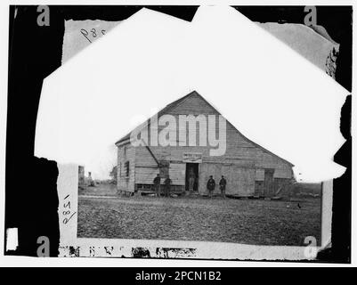 Falmouth, Virginia (nelle vicinanze). Chiesa di quercia bianca occupata dalla Commissione cristiana. Fotografie della guerra civile, 1861-1865 . Stati Uniti, Storia, Guerra civile, 1861-1865. Foto Stock