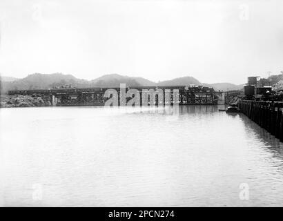 PANAMA : costruzione del canale di Panama, 1908 ca Paraiso Boutron Bridge - GEOGRAFIA - GEOGRAFIA - FOTO STORICHE - STORIA - STORICO - CANALE DI PANAMA - CENTRO AMERICA --- Archivio GBB Foto Stock