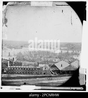 Richmond, Virginia. Rovine dell'Arsenale di Stato. Fotografie della guerra civile, 1861-1865 , FForms fa parte della collezione negativa prodotta e pubblicata da Alexander Gardner. Stati Uniti, Storia, Guerra civile, 1861-1865. Foto Stock