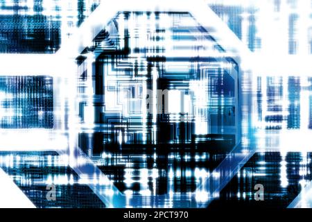 astratto futuristico fantascienza sfondo Foto Stock