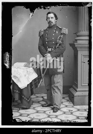 Il colonnello Henry S. Lansing, 17th New York. Fotografie della guerra civile, 1861-1865 . Stati Uniti, Storia, Guerra civile, 1861-1865. Foto Stock