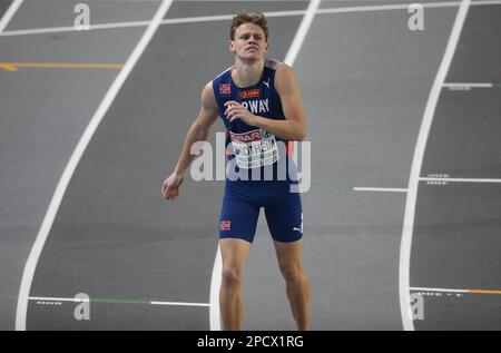 Sander SKOTHEIM of Norway 1000m uomini Heptathlon durante i Campionati europei di atletica indoor 2023 il 5 marzo 2023 all'Atakoy Arena di Istanbul, Turchia - Foto Laurent Lairys / DPPI Foto Stock