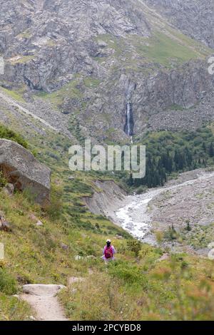 Parco nazionale di Ala Archa, Kirghizistan Foto Stock