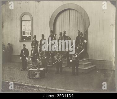 Band of 9th & 10th Veterans Reserve Corps, Washington D.C., aprile 1865. N. 30, titolo da articolo, Acquisto; L.C. Handy, Washington, D.C.; 1905 novembre 25; (DLC/PP-1905: 42760A). Stati Uniti, Storia, Guerra civile, 1861-1865, Stati Uniti, Washington (D.C.). Foto Stock