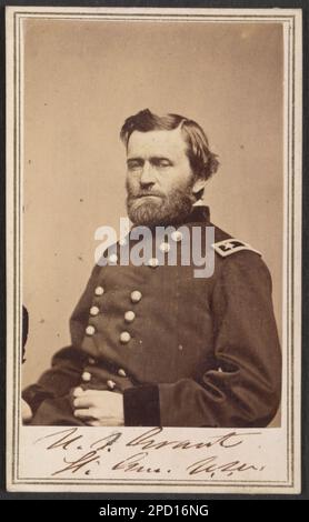 STATI UNITI Grant, tenente generale USA. Liljenquist Famiglia Collezione di fotografie della Guerra civile , pp/liljpaper. Grant, Ulysses S, (Ulysses Simpson), 1822-1885, Stati Uniti, Esercito, gente, 1860-1870, ufficiali militari, Unione, 1860-1870, Military Uniforms, Union, 1860-1870, Stati Uniti, Storia, Guerra civile, 1861-1865, personale militare, Unione. Foto Stock