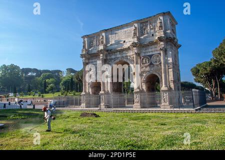 Italia, Roma, Arco di Costantino o Arco di Costantino Foto Stock