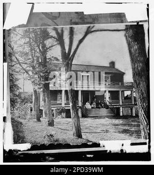 Appomattox Court House, Virginia. Casa McLean. Fotografie della guerra civile, 1861-1865 . Stati Uniti, Storia, Guerra civile, 1861-1865. Foto Stock
