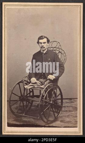 Michael Dunn, Raymond, Potter Co., penna. / Fotografato dalla speranza, successore di M.H. Kimball, 477 Broadway, New York. Liljenquist Famiglia Collezione di fotografie della Guerra civile , pp/liljpaper. Dunn, Michael, 1833-1877, Stati Uniti, Army, Pennsylvania Finfantry Regiment, 46th (1861-1865), persone, soldati, Unione, 1860-1870, uniformi militari, Unione, 1860-1870, amputee, 1860-1870, vittime di guerra, 1860-1870, Stati Uniti, Storia, Guerra civile, 1861-1865, aspetti medici, Unione, Stati Uniti, Storia, Guerra civile, 1861-1865, personale militare, Unione. Foto Stock