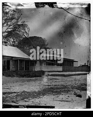 Hilton Head, South Carolina. Quartier generale del generale David Hunter. Fotografie della guerra civile, 1861-1865 . Stati Uniti, Storia, Guerra civile, 1861-1865. Foto Stock