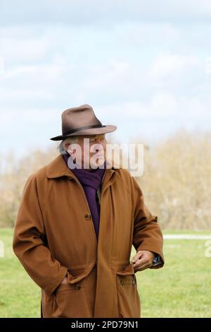 Lord Bamford, presidente della JCB ( J C Bamford ) al Cheltenham Festival nel marzo 2023 Foto Stock