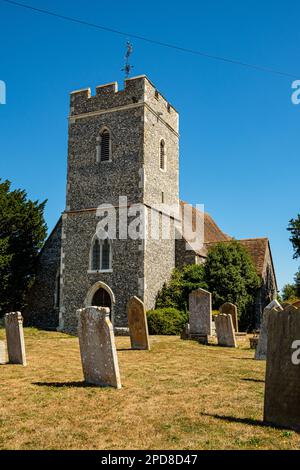 Chiesa di St Bartholomews, Sheppey Way, Bobbing, Kent, Inghilterra Foto Stock