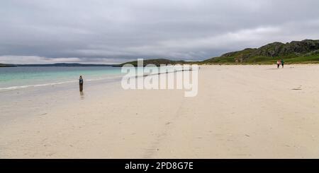 Wonderful Reef Beach / Traigh na Bèirigh, Kneep, Lewis, Isola di Lewis, Ebridi, Outer Ebrides, Western Isles, Scozia, Regno Unito Foto Stock