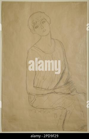 Figura femminile nan di Gustav Klimt Foto Stock
