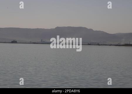 Ataqa montagna sul golfo di suez Foto Stock