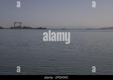 Ataqa montagna sul golfo di suez Foto Stock