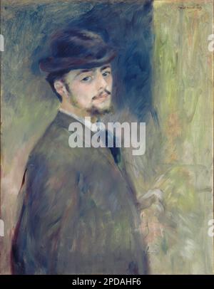 Autoritratto di Pierre-Auguste Renoir Foto Stock