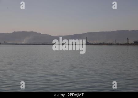 Ataqa montagna sul Golfo di Suez Foto Stock