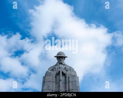 St.Julien Canadian Memorial, Ieper (Ypres), Belgio Foto Stock