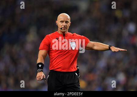 Porto, Portogallo, 14th Mar, 2023. Stadio Dragao, Champions League 2022/2023, FC Porto contro Inter Milan; Referee Szymon Marciniak (POL), durante la partita tra FC Porto e Inter Milan per la Champions League 2022/2023 allo Stadio Dragao di Porto il 14 marzo. Foto: Daniel Castro/DiaEsportivo/Alamy Live News Foto Stock