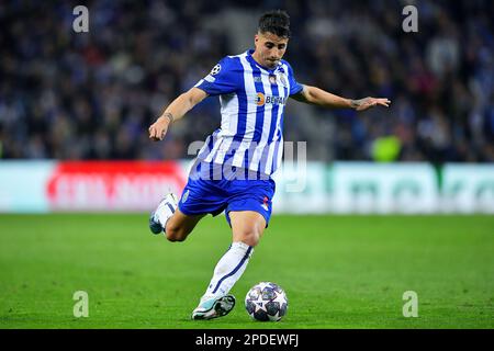 Porto, Portogallo. 14th Mar, 2023. Fabio Cardoso do Porto, durante la partita tra Porto e Inter Milan, per il round 16 della UEFA Champions League 2022/2023, a Estadio do Dragao, questo martedì 14. 30761 (Daniel Castro/SPP) Credit: SPP Sport Press Photo. /Alamy Live News Foto Stock