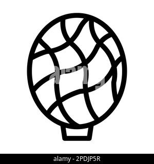 Icona di radicchio Vector Thick Line per uso personale e commerciale. Foto Stock