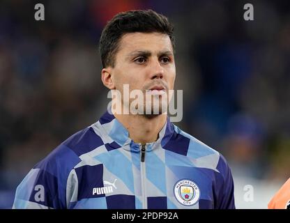 Manchester, Regno Unito. 14th Mar, 2023. Rodri di Manchester City durante la partita della UEFA Champions League all'Etihad Stadium, Manchester. Il credito per le immagini dovrebbe essere: Andrew Yates/Sportimage Credit: Sportimage/Alamy Live News Foto Stock